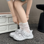 Damen Sportliche Wanderschuhe mit rutschfester Profilsohle und atmungsaktivem Obermaterial R&B