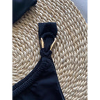 Damen Bandeau-Bikini-Set mit edlem Ringdetail R&B