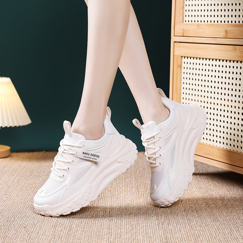 Damen Sportliche Sneakers mit atmungsaktiver Obermaterialstruktur und dämpfender Sohle R&B
