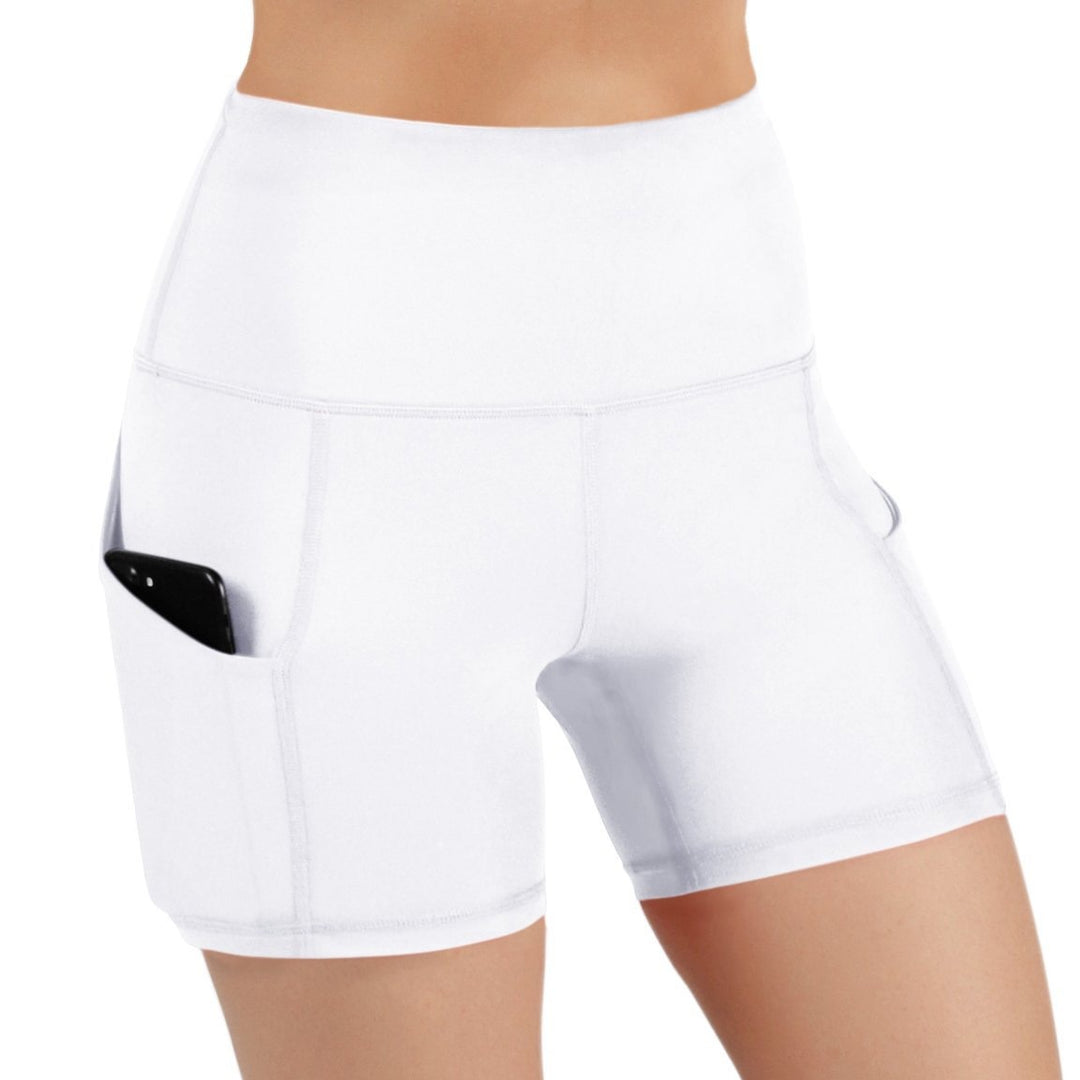 Damen Sportliche Hochtaillierte Shorts R&B