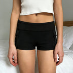 Damen Modische Shorts mit praktischen Taschen und hohem Bund R&B