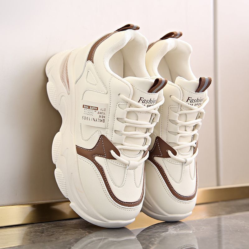 Damen Sportliche Chunky Sneakers mit atmungsaktiver Mesh-Oberfläche und dämpfender Sohle