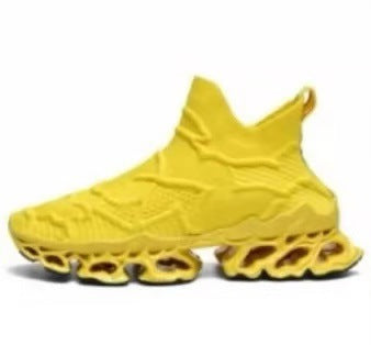 Damen Sportliche Strick-Sneaker mit rutschfester Sohle und innovativer Dämpfungstechnologie R&B
