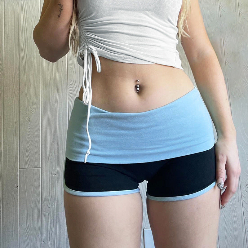 Damen Sportliche Shorts mit flexiblem Bund und atmungsaktivem Material R&B