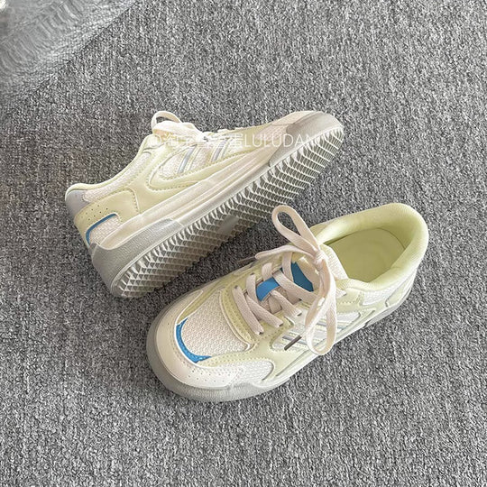 Damen Sportliche Sneakers mit atmungsaktiver Mesh-Oberfläche und komfortabler Dämpfung R&B