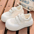 Damen Schnürsenkel Sneakers mit erhöhtem Plateau und atmungsaktiven Mesh-Einsätzen R&B