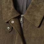 Damen kurz geschnittene Wildlederjacke R&B