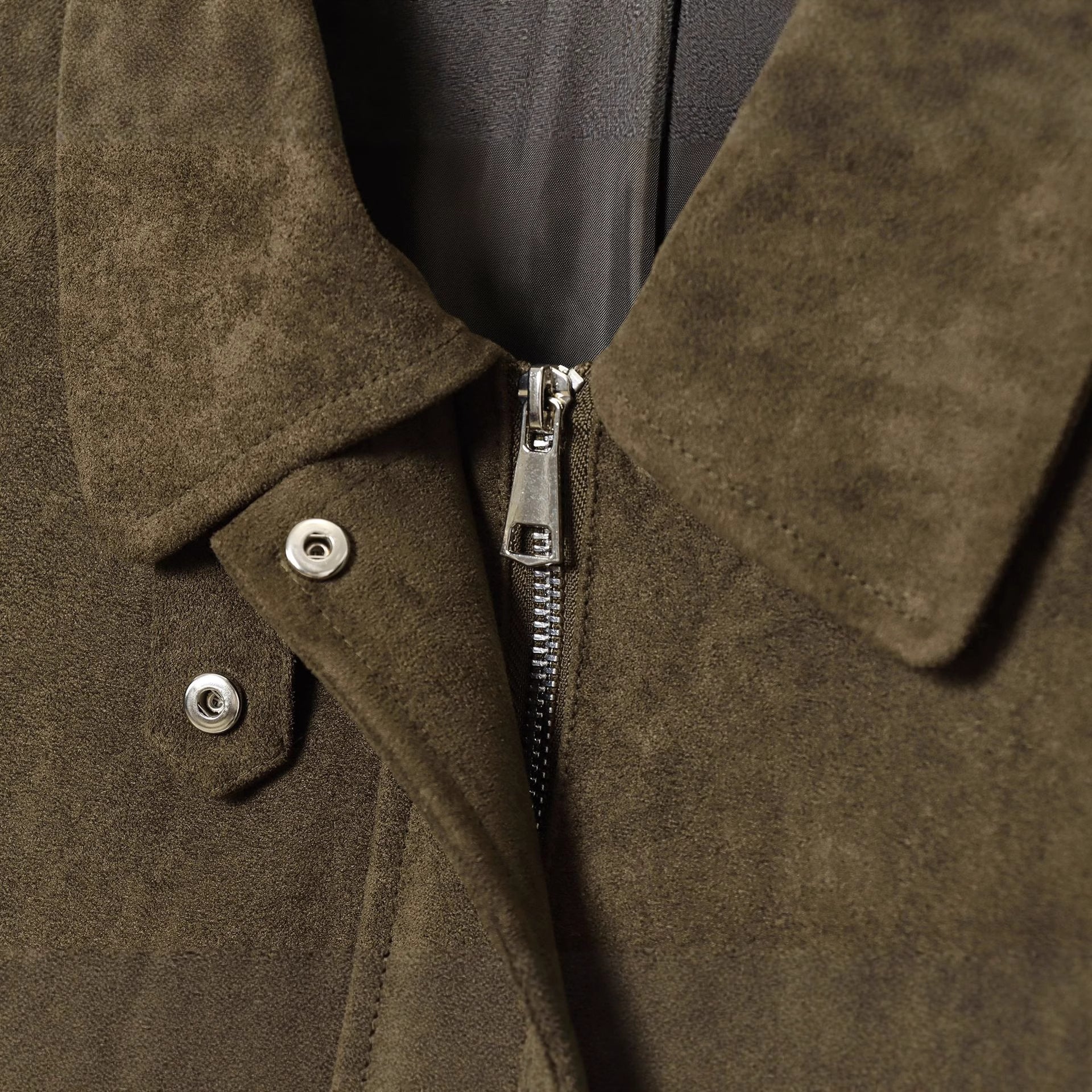 Damen kurz geschnittene Wildlederjacke R&B