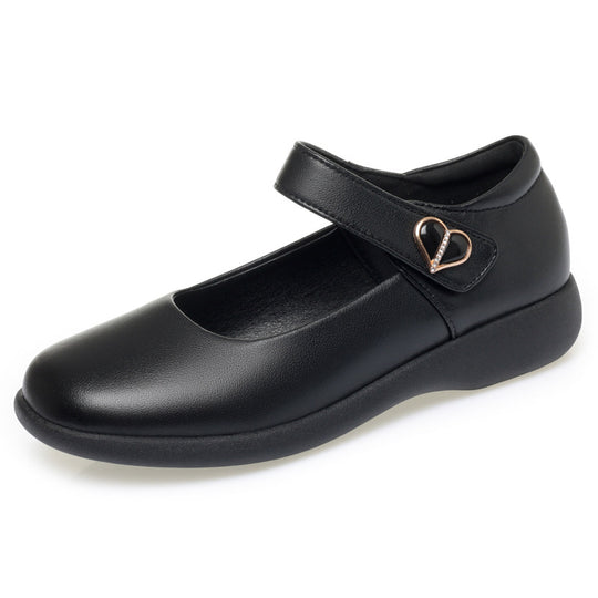 Damen Komfortable Mary Jane Ballerinas mit atmungsaktiven Perforationen und verstellbarem Riemen R&B