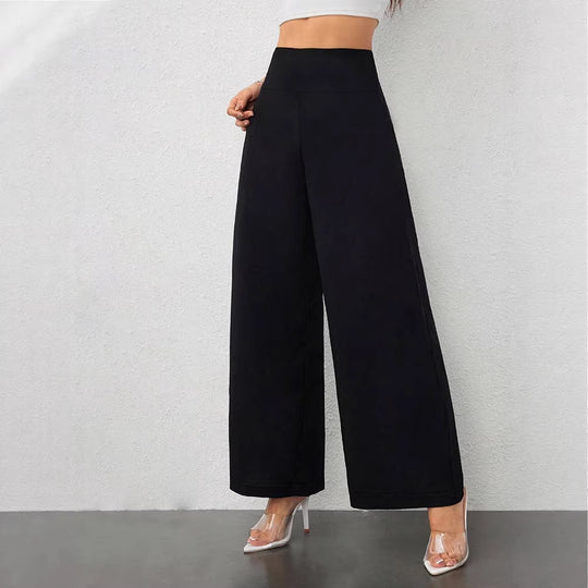 Damen Weite Loungehose aus hochwertigem Material mit elastischem Bund R&B