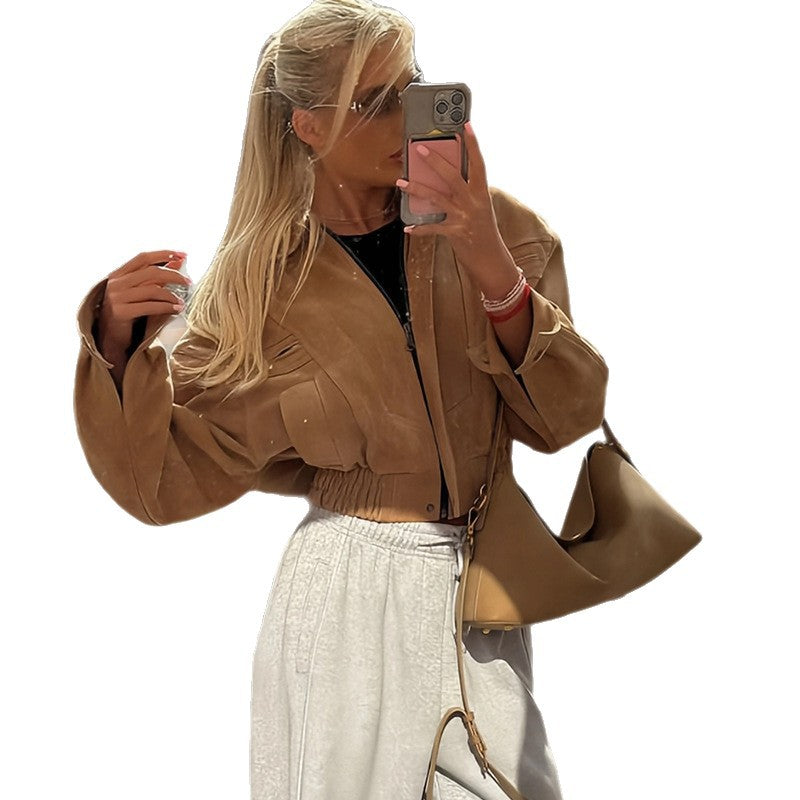 Damen Übergangsjacke im aufregendem Oversized-Design mit eleganten Details R&B