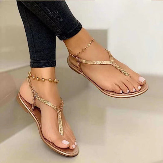 Damen glamouröse Flip-Flops R&B