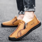 Herren lässige Leder Slipper R&B