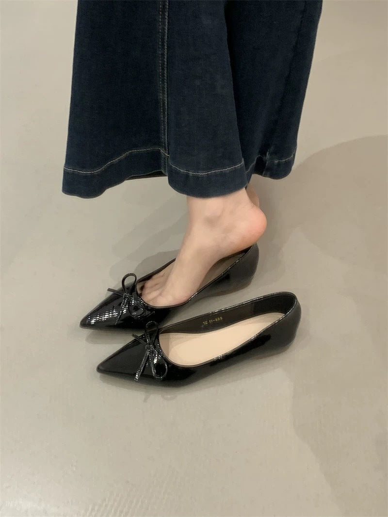 Damen Elegante Ballerinas mit zartem Schleifen-Detail und bequemer Passform R&B