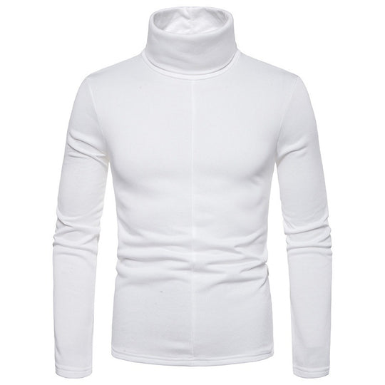 Herren Rollkragenpullover aus weichem Strickmaterial R&B