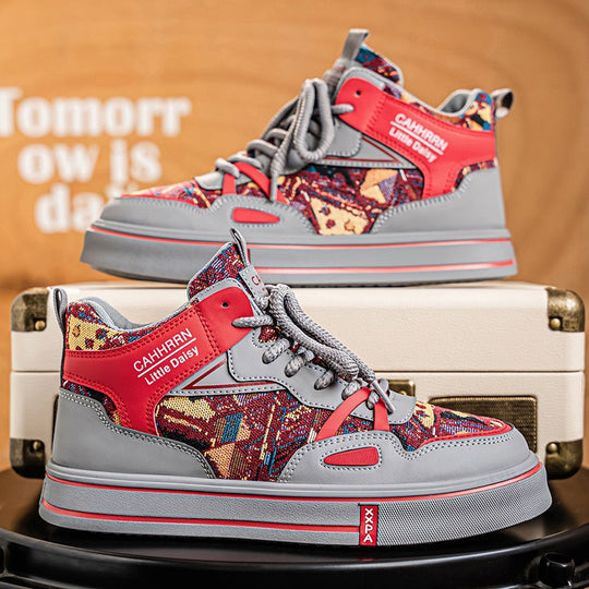Damen Sportliche High-Top Sneakers mit atmungsaktivem Obermaterial und dämpfender Sohle R&B