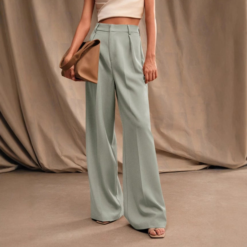 Damen weite Stoffhose R&B