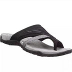 Damen Zehentrenner-Sandalen mit ergonomischer Fußbettung und rutschfester Sohle R&B