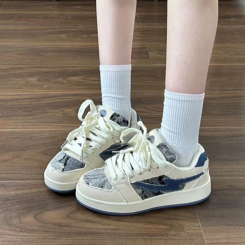 Damen Sportliche Sneakers mit einzigartigem Textil-Obermaterial und komfortabler Dämpfung