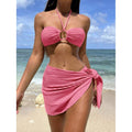 Damen Bandeau-Bikini mit Wickelrock R&B
