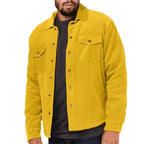 Herren Cordjacke mit praktischen Taschen und stylischem Design R&B