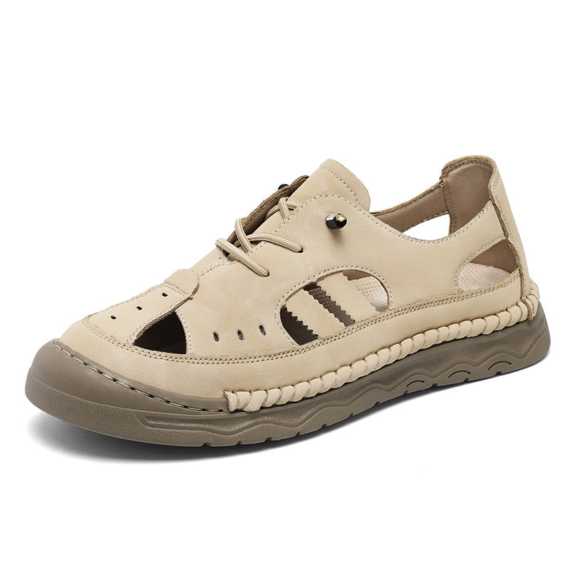 Herren Atmungsaktive Freizeitsandalen mit flexiblem Schnellschnürsystem R&B