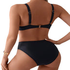 Damen Hochgeschnittener Bikini mit eleganten Details R&B