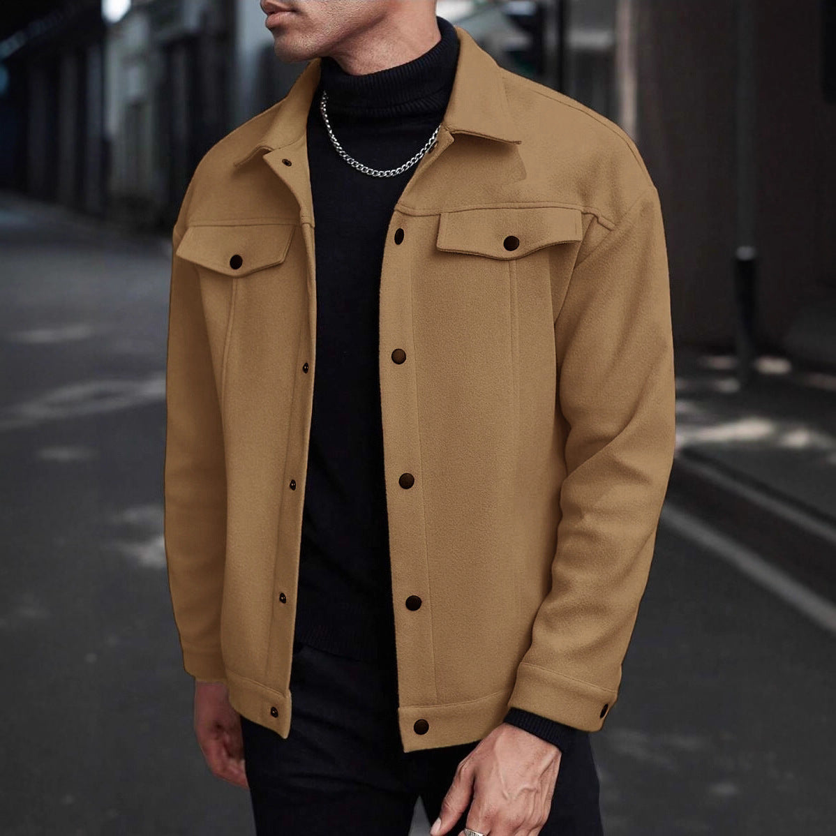Herren modische Overshirtjacke