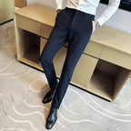 Herren elegante Anzughose aus leichtemStretchmaterial mit seitlichen Taschen R&B
