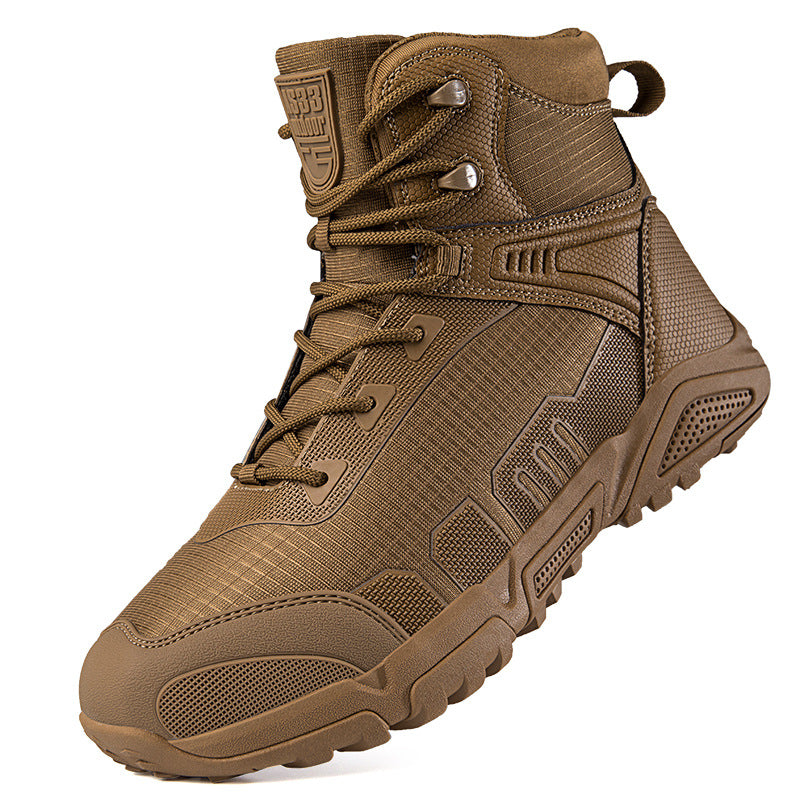 Herren Tactical Stiefel mit robuster Sohle und atmungsaktivem Obermaterial R&B