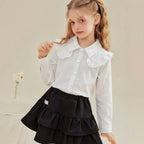 Mädchen Bluse mit Rüschenkragen R&B