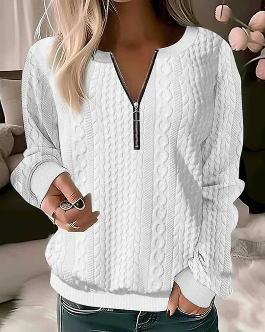 R&B | Reißverschluss Sweatshirt Freizeitkleidung