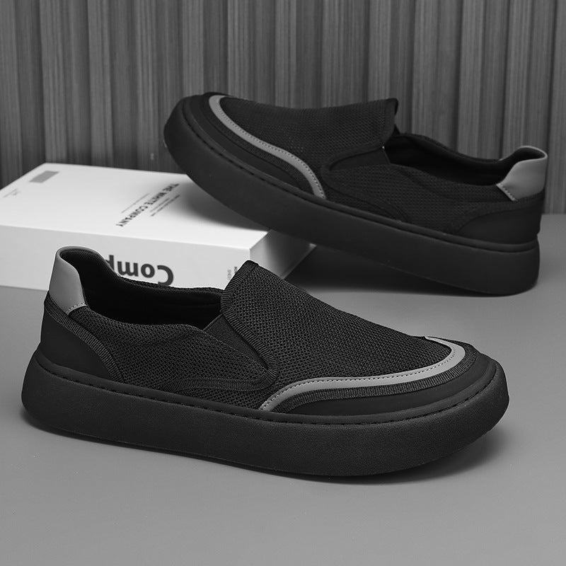Damen Atmungsaktive Slip-On Sneakers mit elastischen Einsätzen R&B