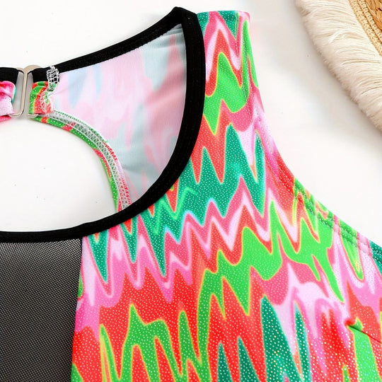 Damen Schwimmanzug mit modischem Cut-Out R&B