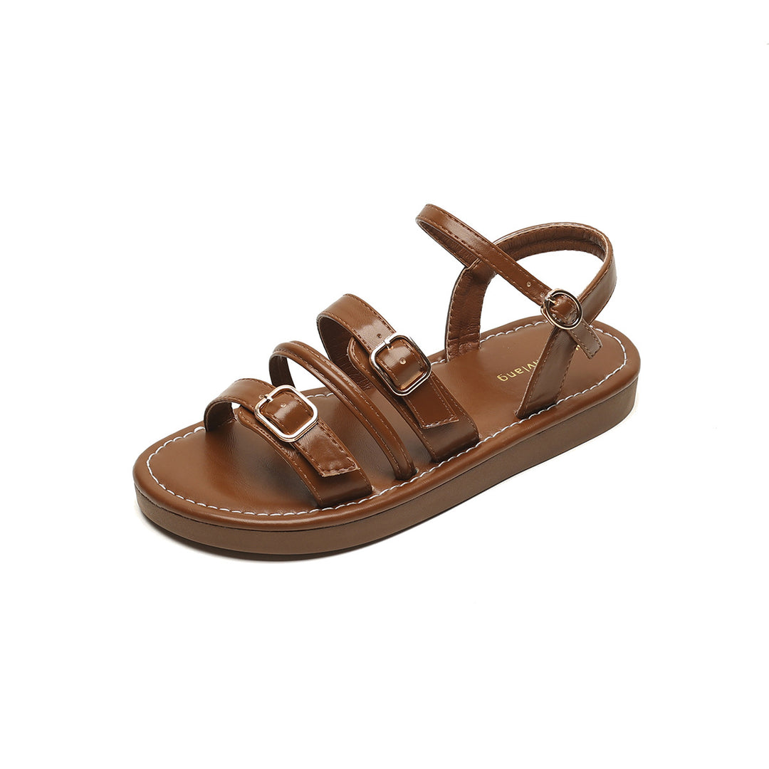 Damen Sandalen mit verstellbaren Schnallen und komfortabler Sohle R&B