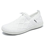 Damen Bequeme Slip-On Freizeit-Schuhe mit elastischem Einstieg und atmungsaktiver Struktur R&B