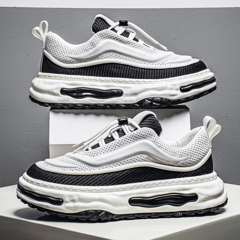 Damen Sportliche Air-Sohle Sneakers mit atmungsaktivem Obermaterial und flexiblem Design R&B