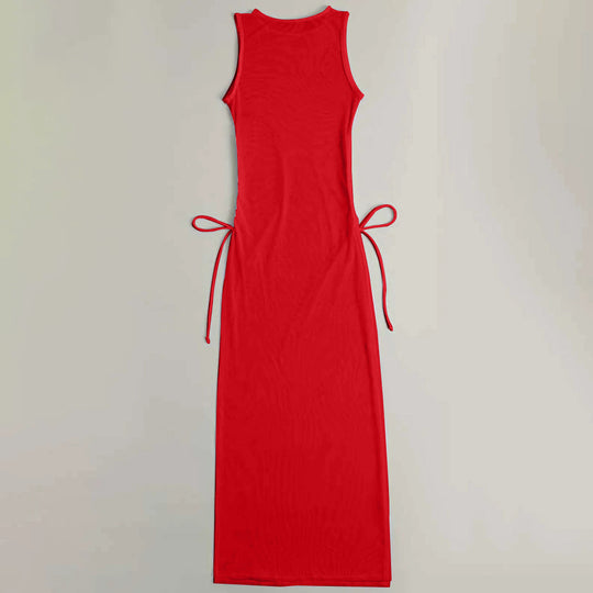 Damen Lange Strandkleid R&B