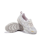 Damen Sportliche Lauf-Sneaker mit atmungsaktivem Netzdesign und stoßdämpfender Sohle R&B