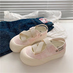 Damen Komfortable Slip-On Sandalen mit elastischen Riemen und dämpfender Sohle