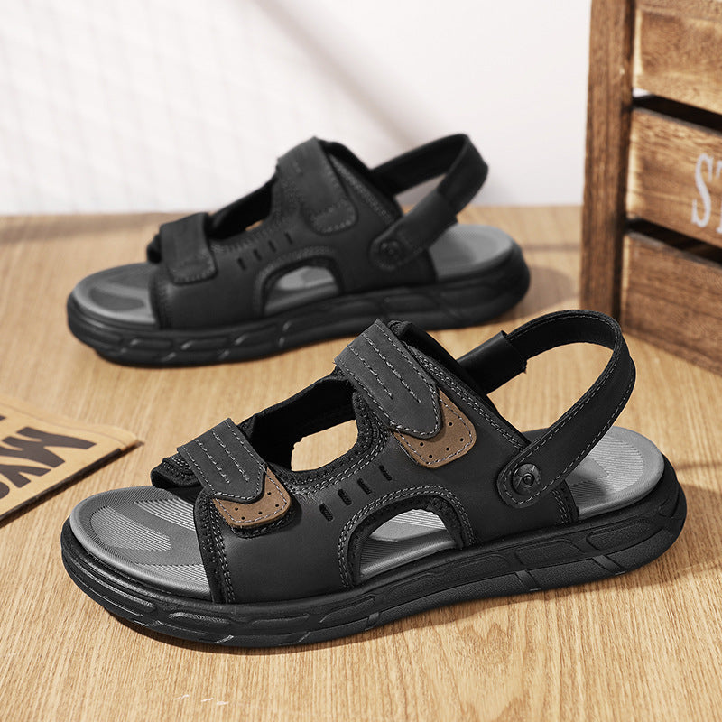 Damen Sportliche Freizeitsandalen mit ergonomischem Fußbett und verstellbaren Riemen R&B