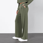 Damen Weit geschnittene Lounge-Hose mit komfortablem Bund und praktischen Taschen R&B