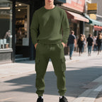 Herren lässiges Sweatshirt und Cargohose Set R&B
