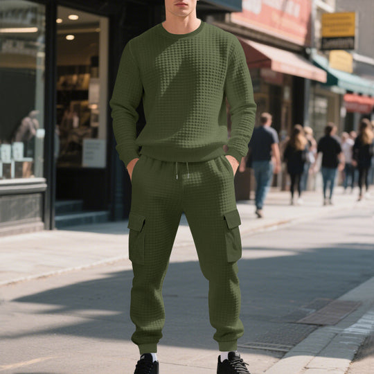 Herren lässiges Sweatshirt und Cargohose Set R&B
