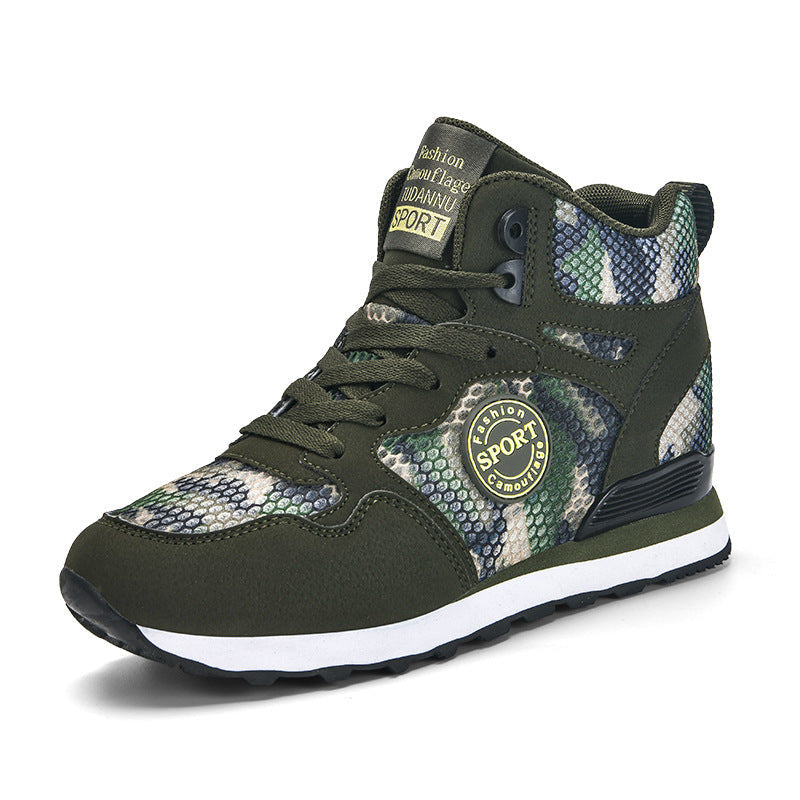 Damen Hochsneaker im trendigen Camouflage-Design
