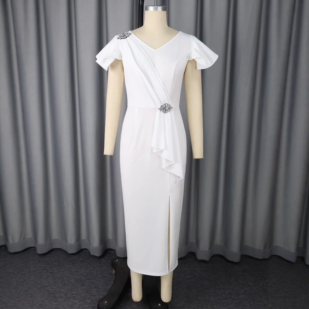 Damen Elegantes Abendkleid mit figurbetonender Silhouette R&B