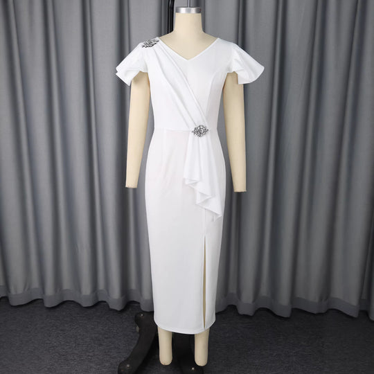 Damen Elegantes Abendkleid mit figurbetonender Silhouette R&B