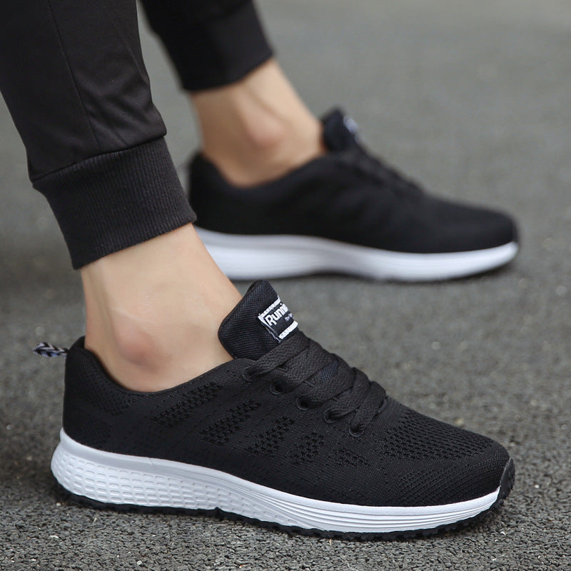 Damen atmungsaktive Sport-Sneaker mit flexiblem Obermaterial und rutschfester Sohle