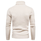 Herren Rollkragenpullover mit Zopfmuster R&B
