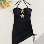 Damen Bikini-Set mit elegantem Cut-Out und Glitzerdetails R&B